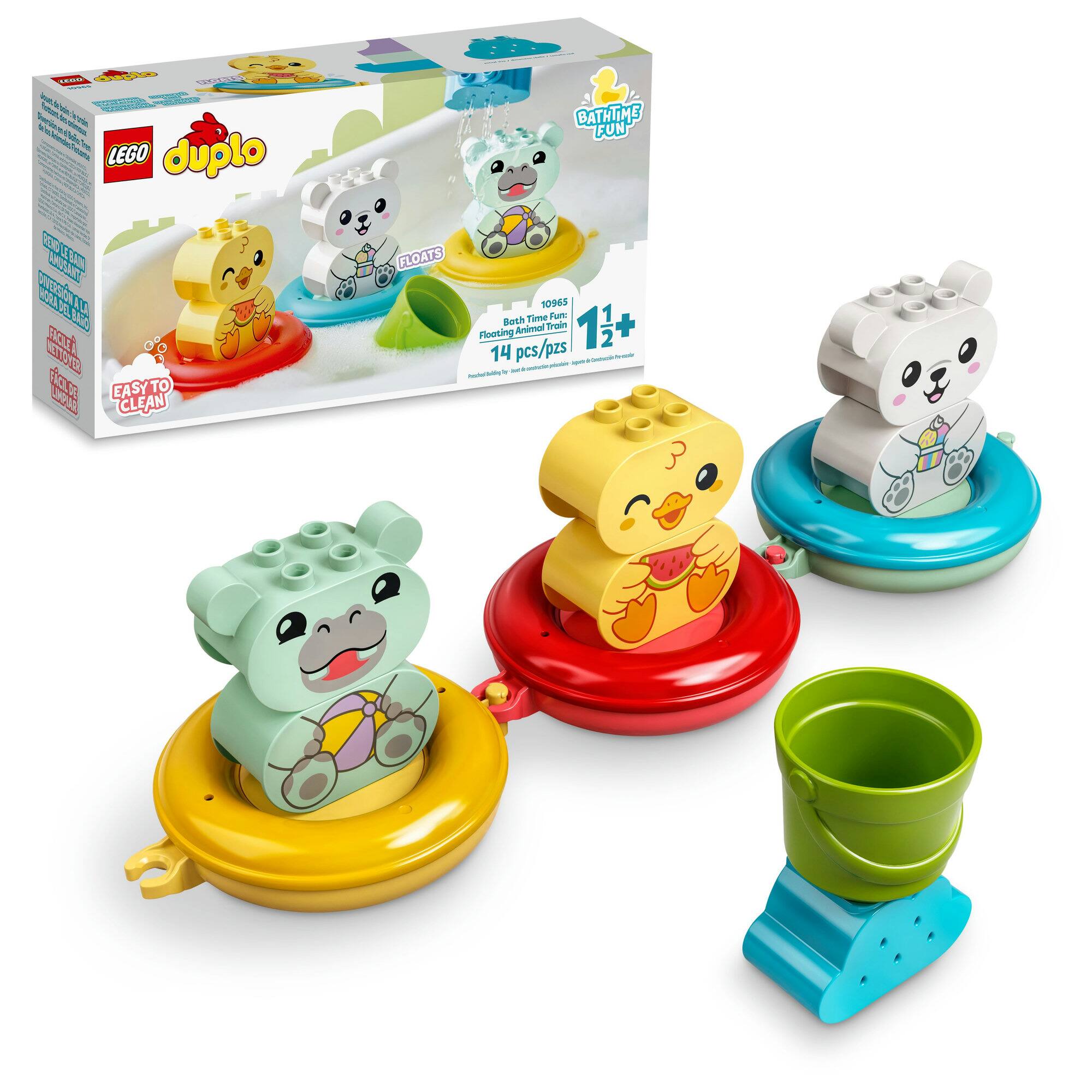 LEGO® DUPLO® My First Bath Time Fun: Floating Animal Train 10965 (14 Pieces)